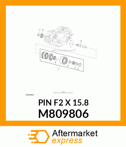 PIN F2 X 15.8 M809806