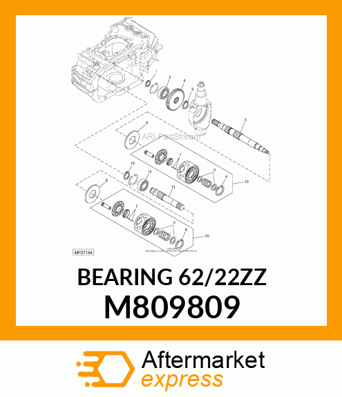 BEARING 62/22ZZ M809809