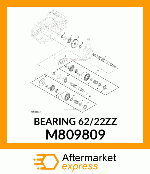 BEARING 62/22ZZ M809809