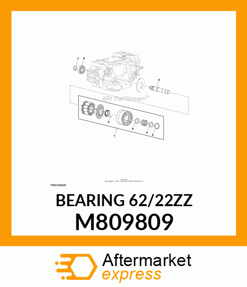 BEARING 62/22ZZ M809809