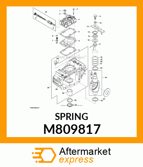 SPRING M809817