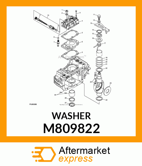 WASHER M809822