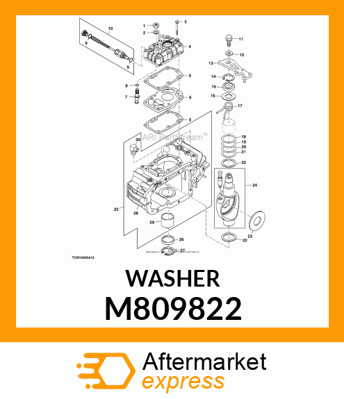 WASHER M809822