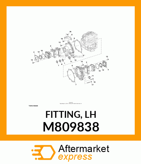 FITTING, LH M809838