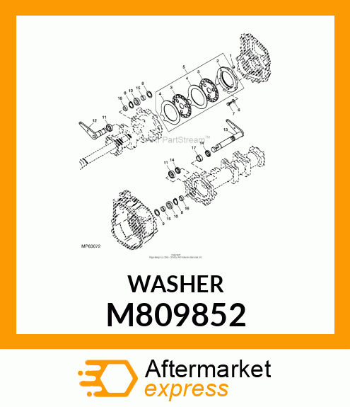 WASHER M809852