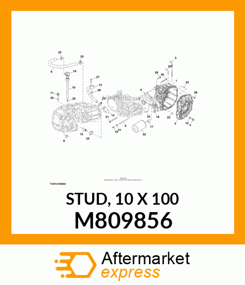 STUD, 10 X 100 M809856