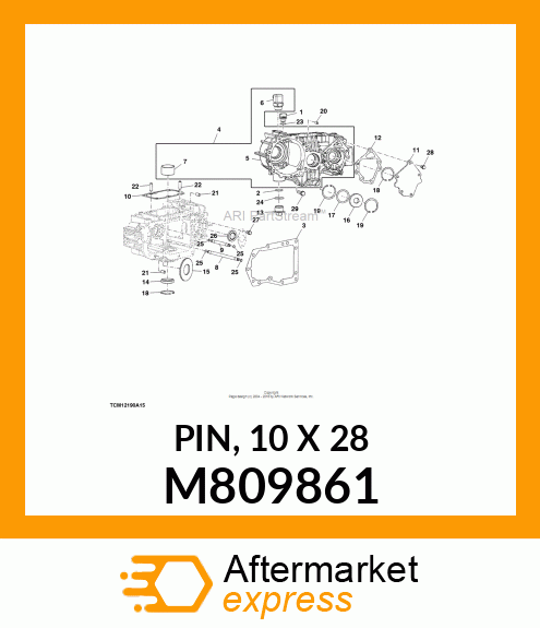 PIN, 10 X 28 M809861