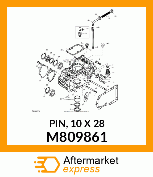 PIN, 10 X 28 M809861