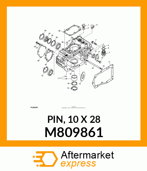 PIN, 10 X 28 M809861