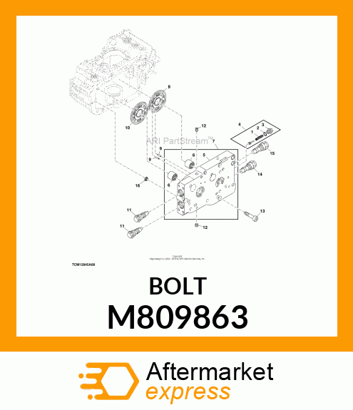 BOLT, 10 X 50 M809863