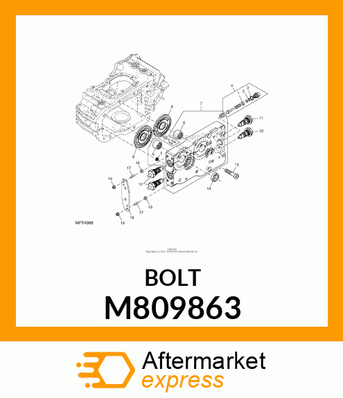 BOLT, 10 X 50 M809863