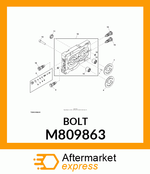 BOLT, 10 X 50 M809863