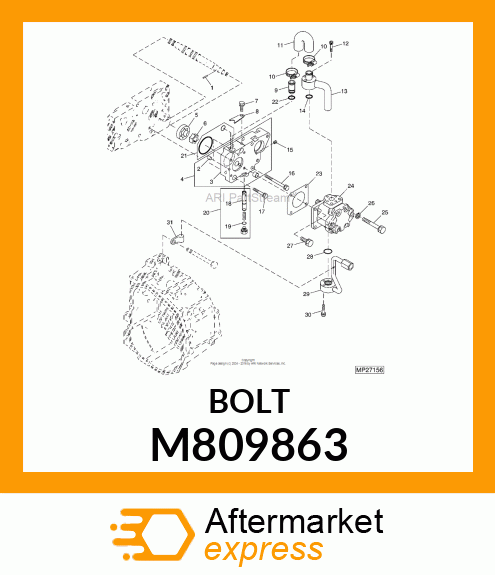 BOLT, 10 X 50 M809863