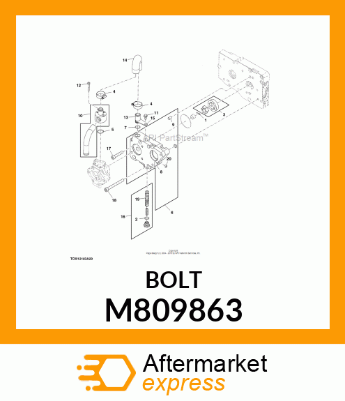 BOLT, 10 X 50 M809863