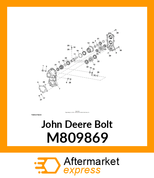 BOLT, BOLT, W/WASHER 8 X 55 M809869