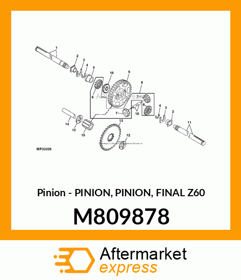 Pinion M809878