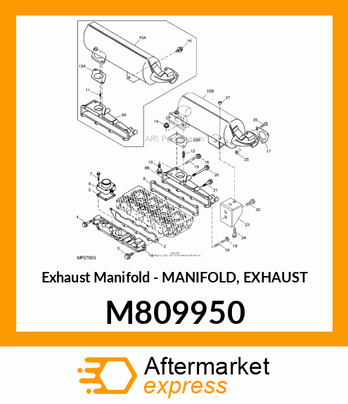 Exhaust Manifold M809950