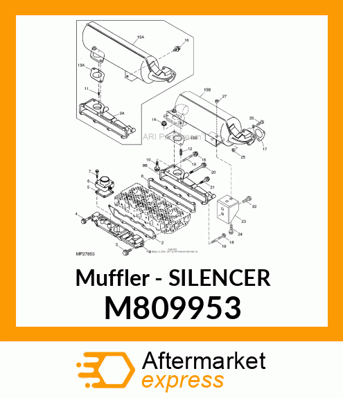 Muffler M809953