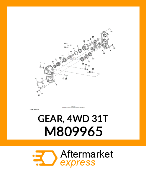 GEAR, 4WD 31T M809965