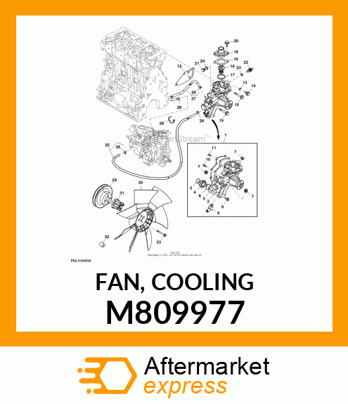 FAN, COOLING M809977