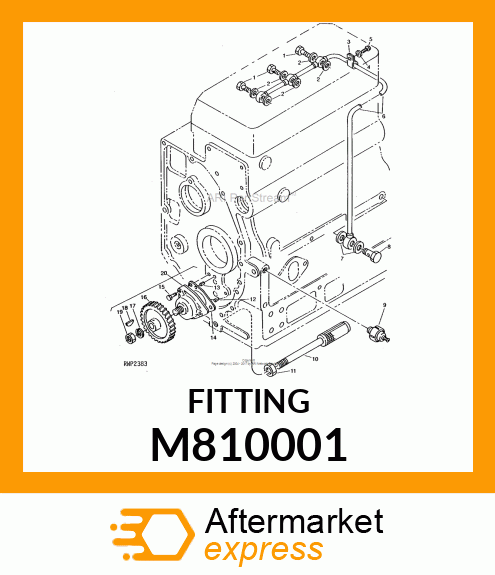 PRESSURE SWITCH, SENDER, OIL PRESSU M810001