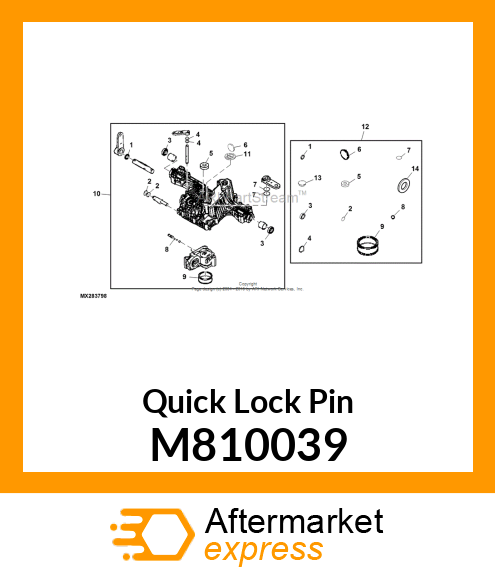 Quick Lock Pin M810039