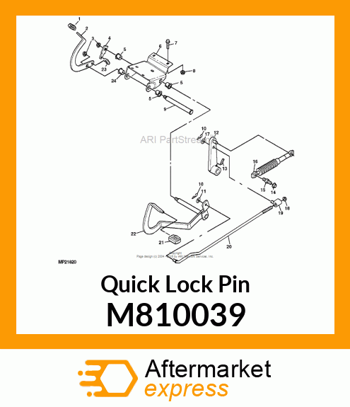 Quick Lock Pin M810039