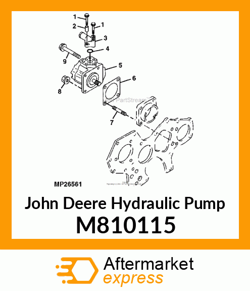 PUMP, HYDRAULIC M810115