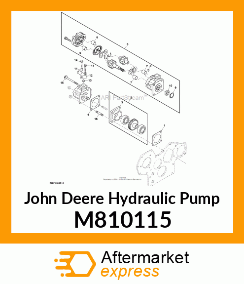 PUMP, HYDRAULIC M810115