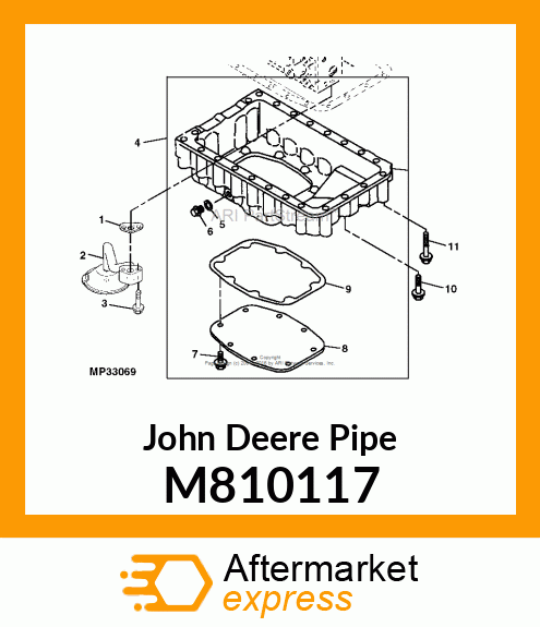 PIPE ASSEMBLY, L.O. INLET M810117