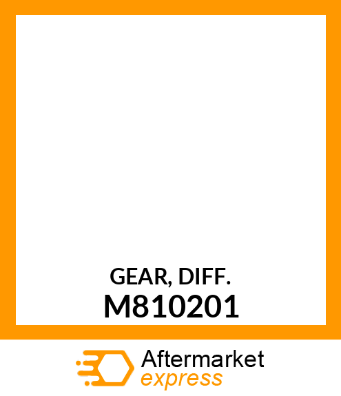 GEAR, DIFF. M810201