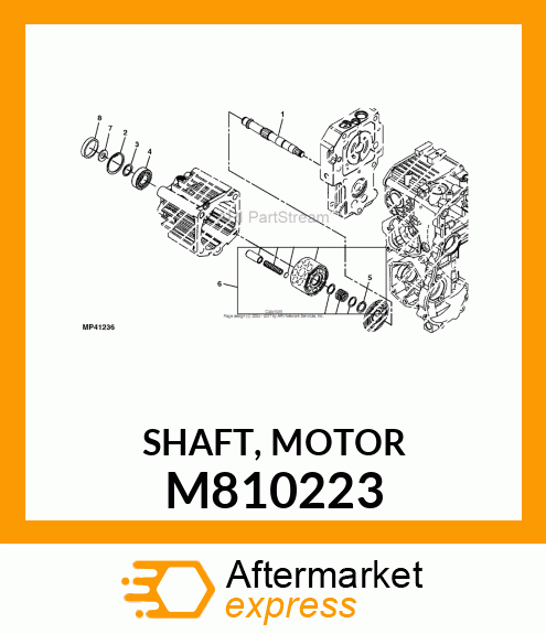 SHAFT, MOTOR M810223