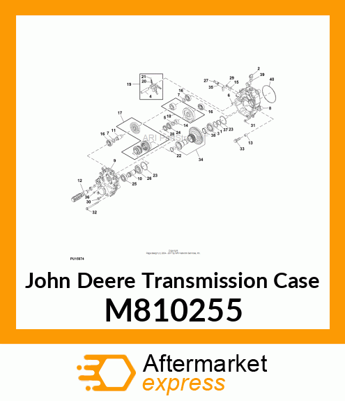 CASE, REAR PTO M810255