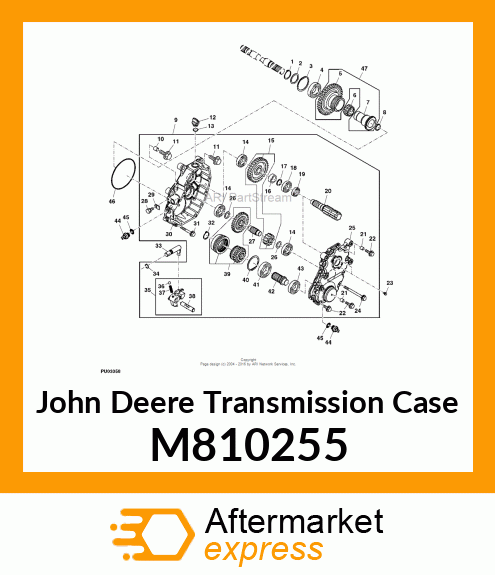 CASE, REAR PTO M810255