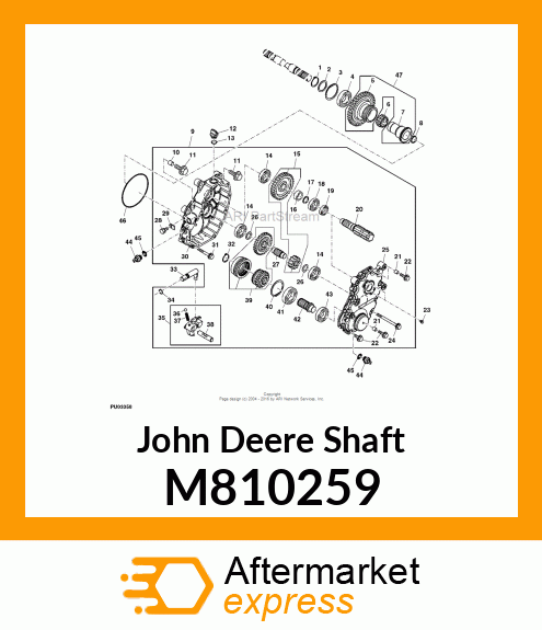 SHAFT, M540 PTO M810259