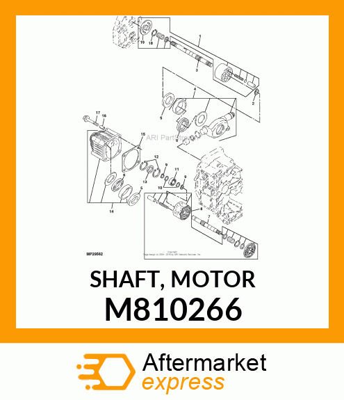 SHAFT, SHAFT, MOTOR M810266