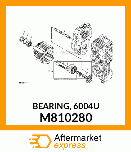 BEARING, 6004U M810280