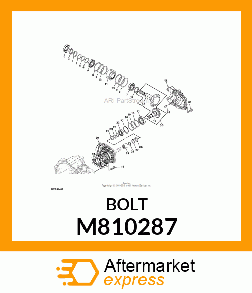 BOLT, 10 X 35 M810287