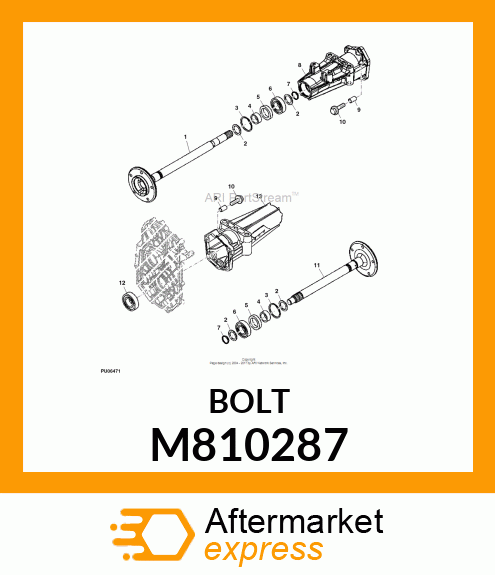 BOLT, 10 X 35 M810287