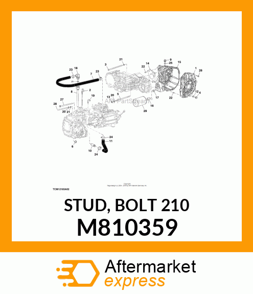 STUD, BOLT 210 M810359