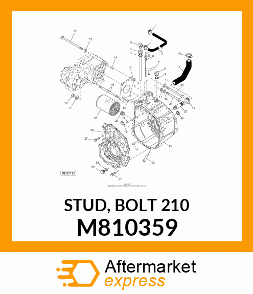 STUD, BOLT 210 M810359