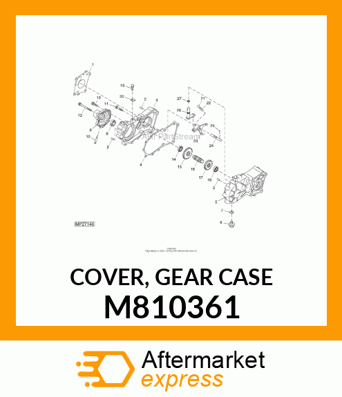 COVER, GEAR CASE M810361