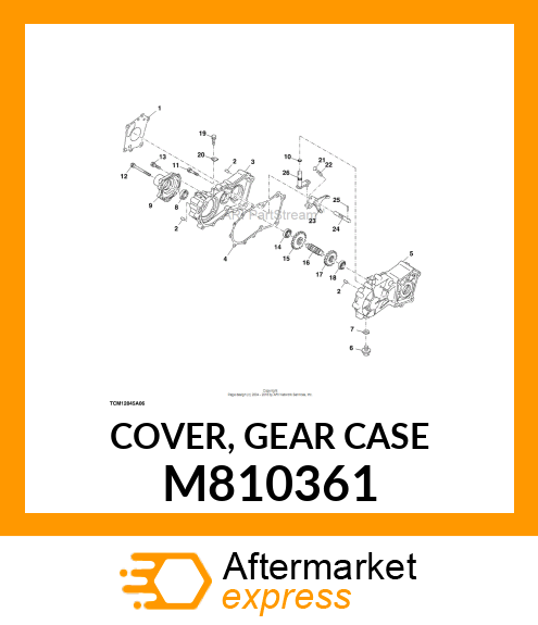 COVER, GEAR CASE M810361