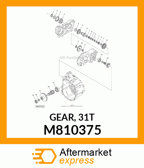 GEAR, 31T M810375