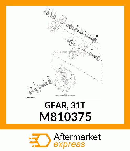 GEAR, 31T M810375