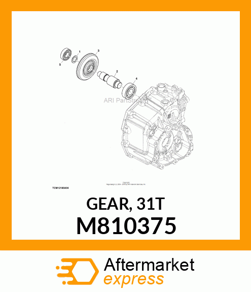 GEAR, 31T M810375