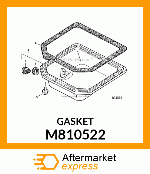 GASKET, OIL PAN M810522