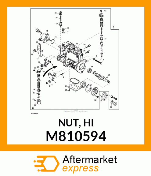 NUT, HI M810594