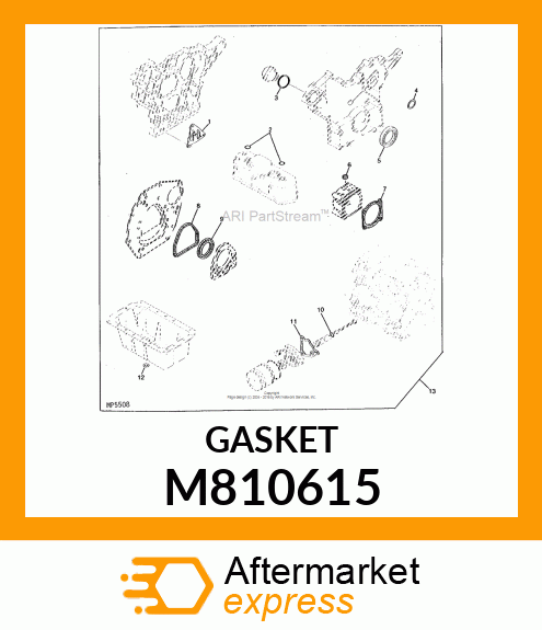 GASKET, CASE M810615