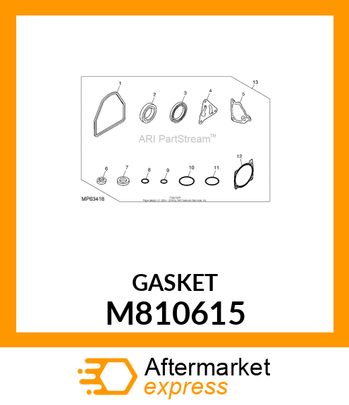 GASKET, CASE M810615